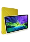 BFS iPad 10.2 (8.nesil) Kılıf Kalemlikli Mars Tablet Kılıfı - Açık Sarı