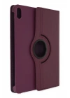 BFS  iPad 2022 10.9 (10.nesil) Kılıf 360 Tablet Deri Kılıf - Mürdüm