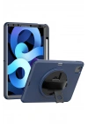 BFS iPad 2022 10.9 (10.nesil) Kılıf Hand Strap Tablet Kılıfı - Gri