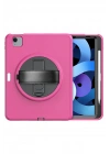 BFS iPad 2022 10.9 (10.nesil) Kılıf Hand Strap Tablet Kılıfı - Pembe