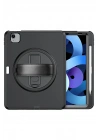 BFS iPad 2022 10.9 (10.nesil) Kılıf Hand Strap Tablet Kılıfı - Siyah