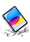 BFS iPad 2022 10.9 (10.nesil) Kılıf Kalemlikli Mars Tablet Kılıfı - Lila