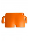 BFS  iPad 2022 10.9 (10.nesil) Kılıf Karakter Tablet Silikon - Turuncu