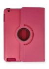 BFS iPad 4 9.7 Kılıf 360 Tablet Deri Kılıf - Pembe