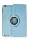 BFS  iPad 4 9.7 Kılıf 360 Tablet Deri Kılıf - Turkuaz