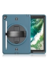 BFS  iPad 5 Air 9.7 Kılıf Strap-C Otterbox Tablet Kapak - Mavi