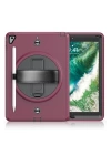 BFS  iPad 5 Air 9.7 Kılıf Strap-C Otterbox Tablet Kapak - Mürdüm