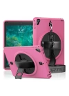 BFS  iPad 5 Air 9.7 Kılıf Strap-C Otterbox Tablet Kapak - Pembe