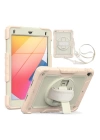 BFS  iPad 5 Air 9.7 Kılıf Strap New Tablet Kapak - Pembe