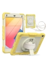 BFS  iPad 5 Air 9.7 Kılıf Strap New Tablet Kapak - Sarı