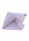 BFS iPad Air 13 (2024) Kılıf Kalemlikli Mars Tablet Kılıfı - Açık Mor