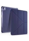 BFS iPad Air 13 (2024) Kılıf Kalemlikli Mars Tablet Kılıfı - Lacivert