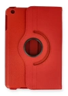 BFS iPad Mini 1 Kılıf 360 Tablet Deri Kılıf - Kırmızı