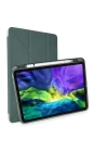 BFS  iPad Pro 11 (2018) Kılıf Kalemlikli Mars Tablet Kılıfı - Koyu Yeşil
