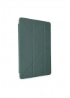 BFS  iPad Pro 11 (2018) Kılıf Kalemlikli Mars Tablet Kılıfı - Koyu Yeşil