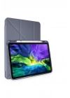 BFS iPad Pro 11 (2021) Kılıf Kalemlikli Hugo Tablet Kılıfı - Lila