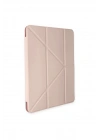 BFS  iPad Pro 11 (2021) Kılıf Kalemlikli Hugo Tablet Kılıfı - Rose Gold