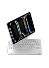 BFS  iPad Pro 11 (2024) F11 ATS Kılıf Magic Dönen Klavyeli Tablet Kılıf - Gümüş