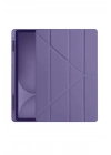 BFS  iPad Pro 11 (2024) Kılıf Kalemlikli Hugo Tablet Kılıfı - Mor