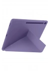 BFS iPad Pro 11 (2024) Kılıf Kalemlikli Hugo Tablet Kılıfı - Mor