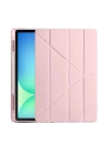 BFS iPad Pro 11 (2024) Kılıf Kalemlikli Hugo Tablet Kılıfı - Rose Gold