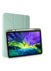 BFS  iPad Pro 11 (2024) Kılıf Kalemlikli Mars Tablet Kılıfı - Açık Yeşil