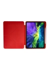 BFS  iPad Pro 11 (2024) Kılıf Kalemlikli Mars Tablet Kılıfı - Kırmızı