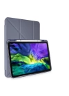 BFS  iPad Pro 11 (2024) Kılıf Kalemlikli Mars Tablet Kılıfı - Lila