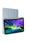 BFS  iPad Pro 11 (2024) Kılıf Kalemlikli Mars Tablet Kılıfı - Mavi