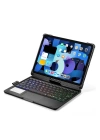 BFS  iPad Pro 13 (2024) F13 ATS Kılıf Magic Dönen Klavyeli Tablet Kılıf - Siyah