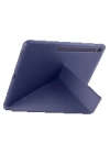 BFS iPad Pro 13 (2024) Kılıf Kalemlikli Hugo Tablet Kılıfı - Lacivert