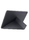 BFS iPad Pro 13 (2024) Kılıf Kalemlikli Hugo Tablet Kılıfı - Siyah