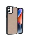 BFS  iPhone 11 Kılıf Aras Deri Kapak - Pudra