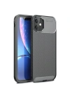 BFS  iPhone 11 Kılıf Auto Focus Karbon Kapak - Siyah