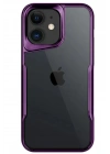 BFS  iPhone 11 Kılıf Boyi Silikon Kapak - Derin Mor