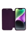 BFS  iPhone 11 Kılıf Dolpin Kapaklı - Derin Mor