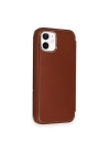 BFS  iPhone 11 Kılıf Dolpin Kapaklı - Kahverengi