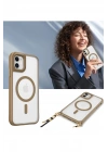 BFS iPhone 11 Kılıf Enka Magsafe Silikon Kılıf - Siyah