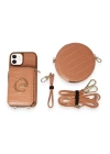 BFS  iPhone 11 Kılıf Ermes Kapak - Açık Kırmızı