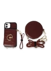 BFS  iPhone 11 Kılıf Ermes Kapak - Bordo