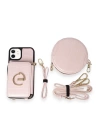 BFS  iPhone 11 Kılıf Ermes Kapak - Pembe