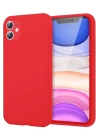 BFS  iPhone 11 Kılıf First Silikon - Kırmızı