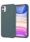 BFS  iPhone 11 Kılıf First Silikon - Koyu Yeşil