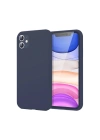 BFS  iPhone 11 Kılıf First Silikon - Lacivert