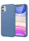 BFS  iPhone 11 Kılıf First Silikon - Mavi