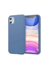 BFS  iPhone 11 Kılıf First Silikon - Mavi