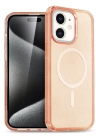 BFS  iPhone 11 Kılıf Glow Magsafe Kapak - Turuncu