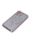 BFS  iPhone 11 Kılıf Joke Simli Magneticsafe Kılıf - Pembe