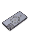 BFS  iPhone 11 Kılıf Joke Simli Magneticsafe Kılıf - Siyah