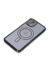 BFS  iPhone 11 Kılıf Joke Simli Magneticsafe Kılıf - Siyah